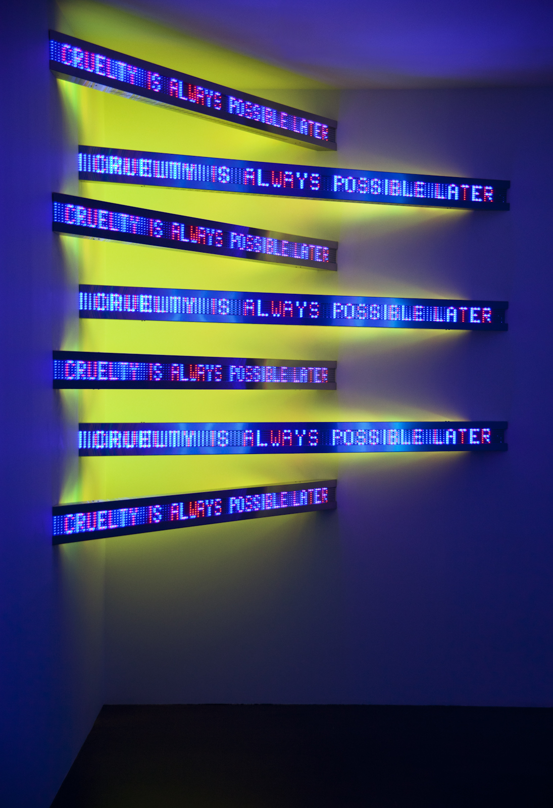 Jenny Holzer giovane